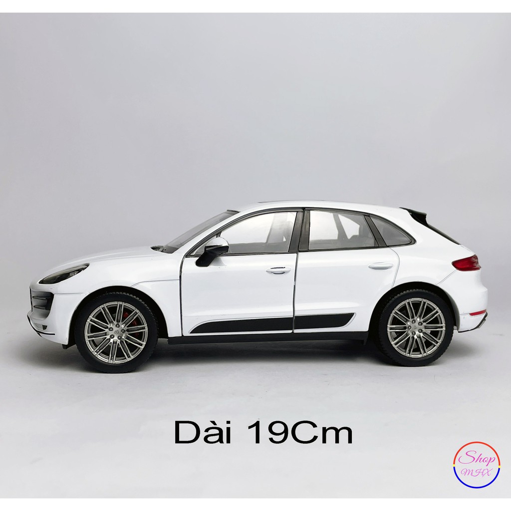 Xe mô hình sắt Porsche Macan Turbo TẶNG KÈM BIỂN SỐ tỉ lệ 1:24 hãng Welly