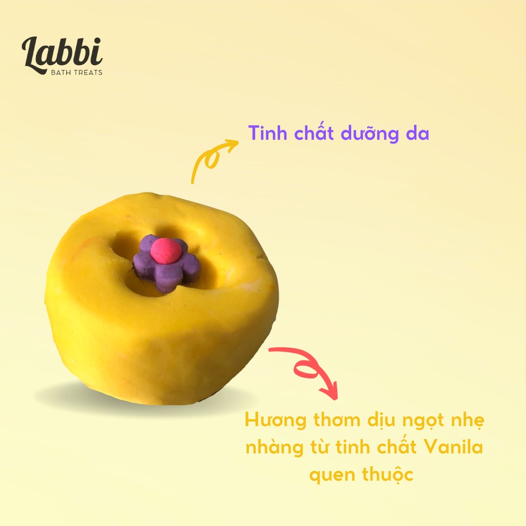 Bánh siêu tạo bọt bồn tắm MIDDLE OF JUNE  [Labbi] Bubble Bar