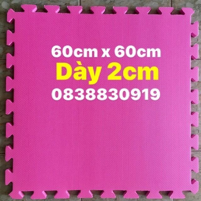 01 thảm xốp 60x60cm Dày 1,8cm-2cm