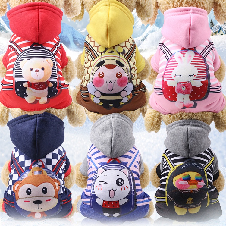 🐶🐱 ÁO CHO CHÓ MÈO 4 CHÂN CHẤT NỈ CO DÃN