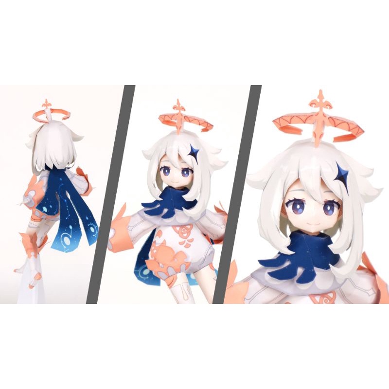 Mô hình giấy anime girl Game Genshin Impact] Paimon
