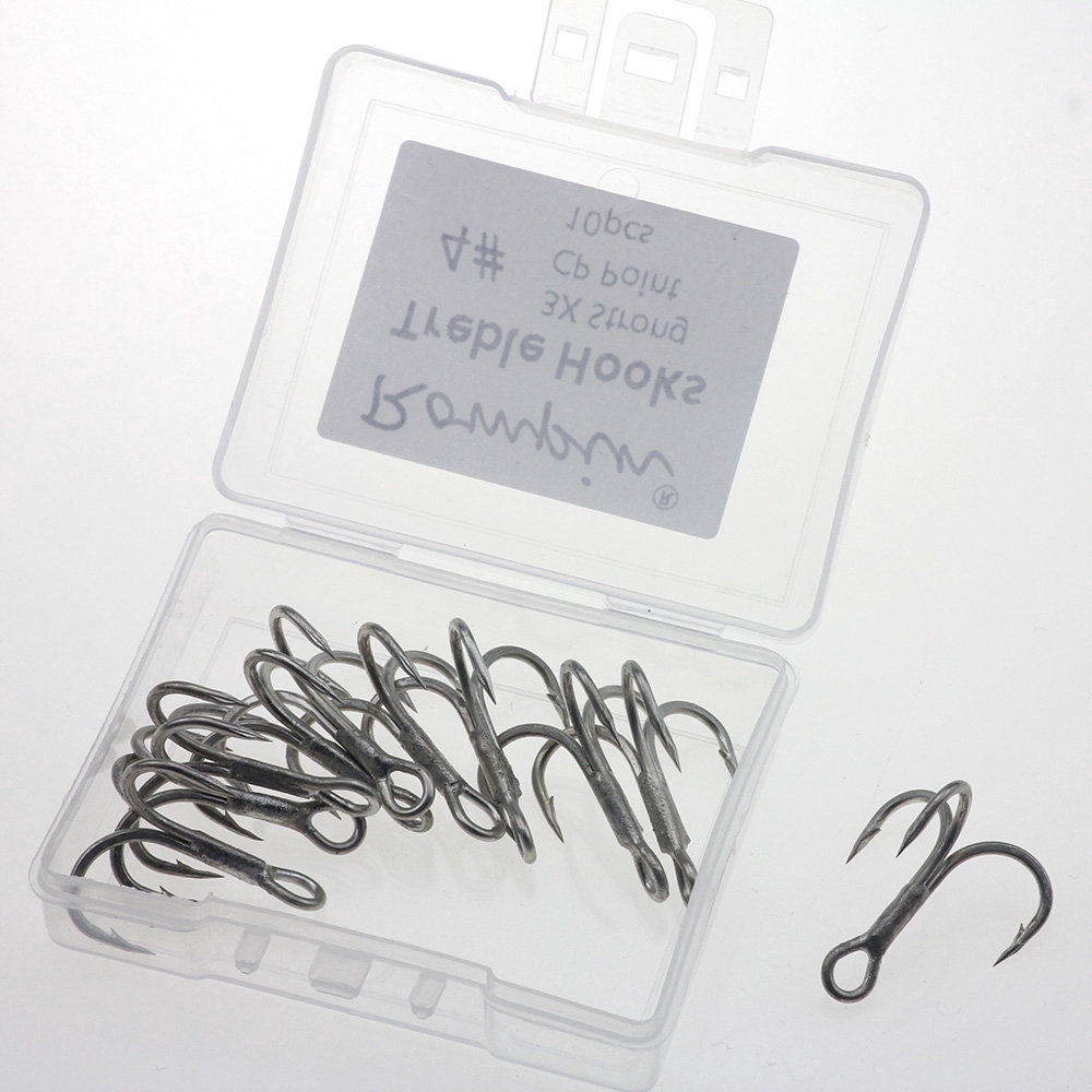 WHALE Hộp 10 Móc Câu Cá Hình Cá Voi Cỡ 3x 4 # 6 # 8 #