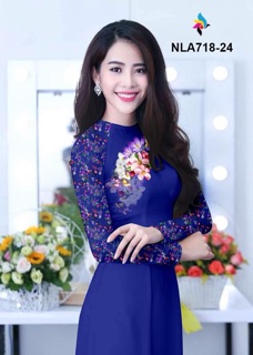 Vải áo dài nguyên bộ SIÊU LỤA
