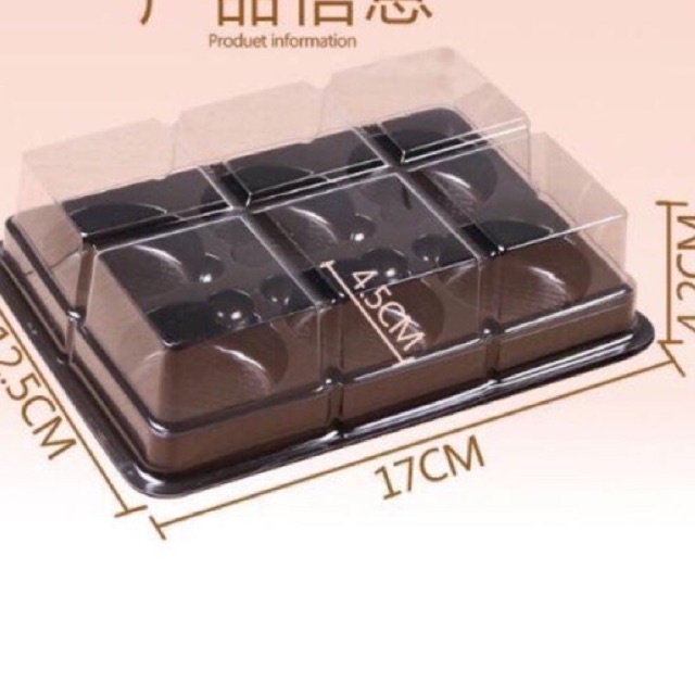 100c hộp đựng 6 bánh mã FG334