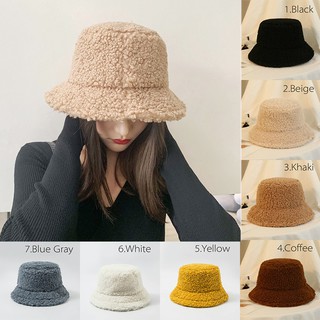 Mũ lông cừu / Mũ Tai Bèo Vải Nỉ Chống Gió Thời Trang Cho Nữ
