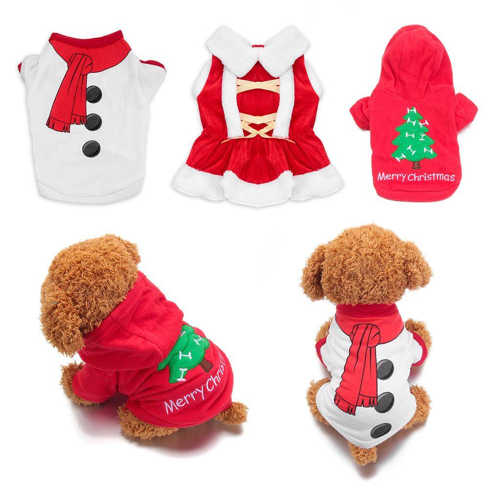 Áo Liền Quần Hóa Trang Ông Già Noel Mềm Mại Cho Thú Cưng