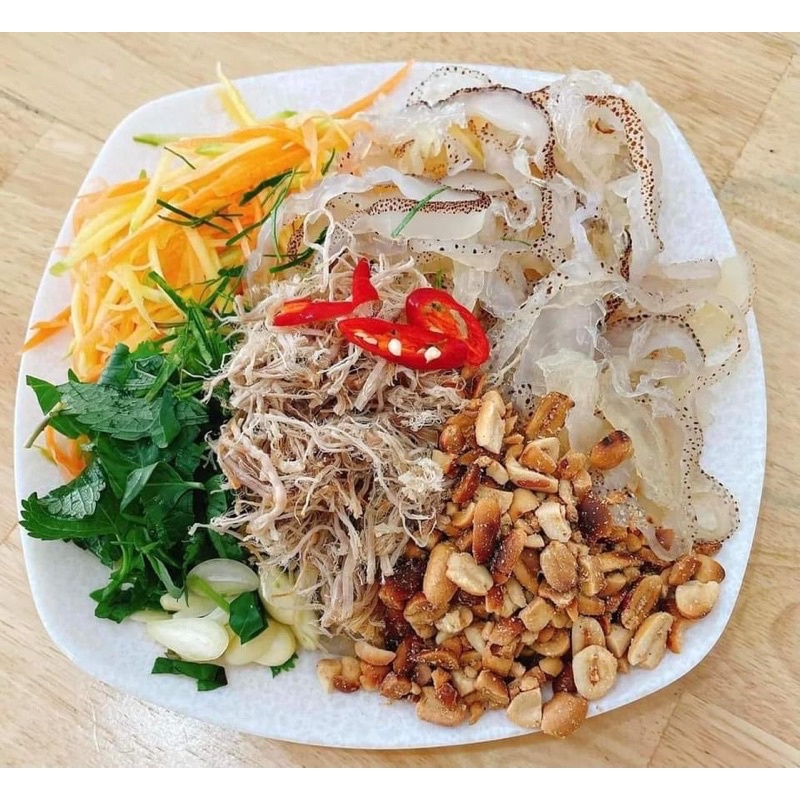 Sứa biển ăn liền gói 500gr cả nước ❤️ SALE SỐC ❤️ ăn gỏi, làm nộm
