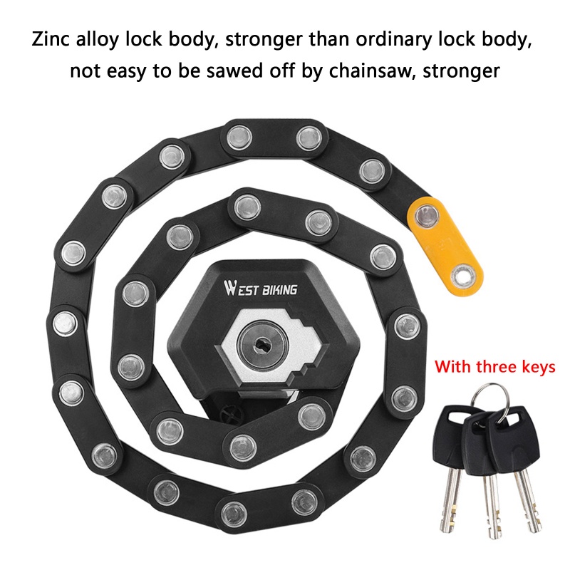 QQ Ổ Khóa Gập Kèm 3 Chìa Khóa Chuyên Dụng Cho Xe Mô Tô E-Scotor