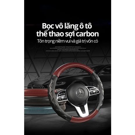 Bọc Vô Lăng Ô Tô Da Rãnh Sóng 3d  - Ốp Vô Lăng Trang Trí Nội Thất Xe Hơi 8