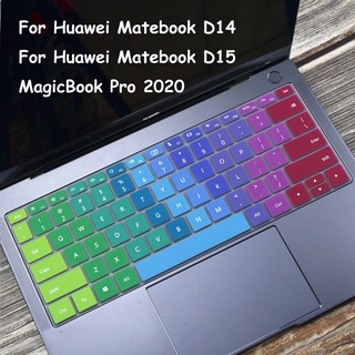 Keyboard Cover For Huawei Matebook D14 D15 MagicBook Pro 2020 Keyboard Protector 2020 Laptop Mate Book Silicone Skin Film