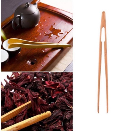 Rér●1 Kẹp Gắp Trà Bằng Tre