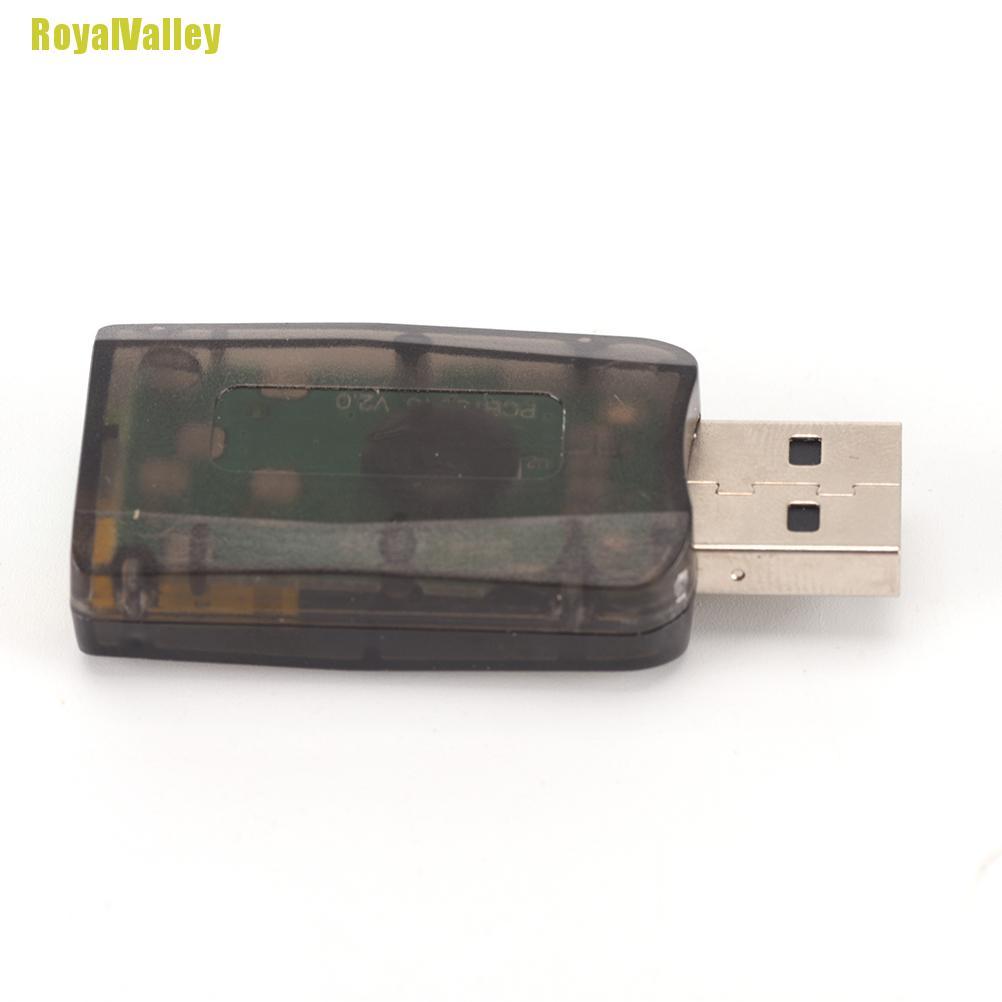 Bộ Chuyển Đổi Thẻ Âm Thanh 3d Từ Usb5.1 Sang 3.5mm