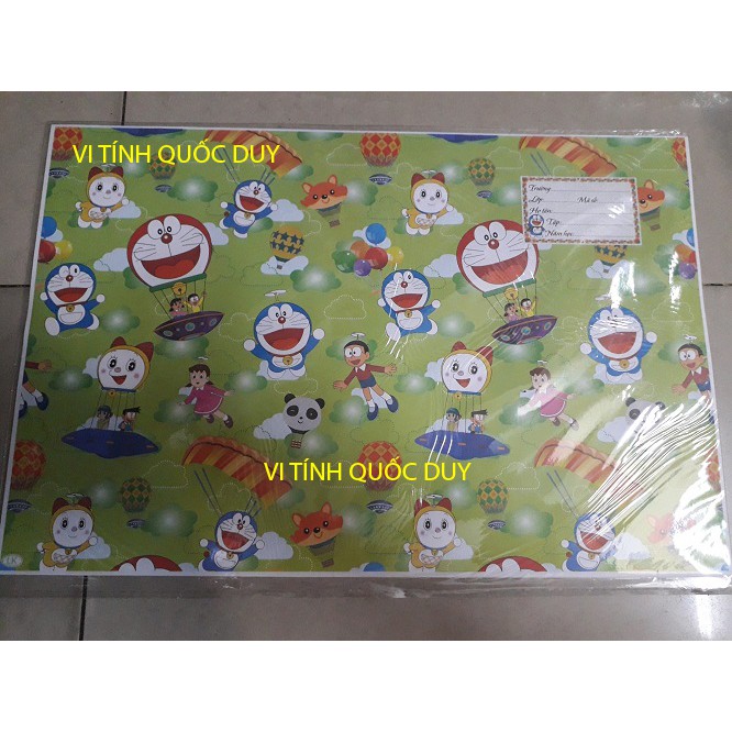 20 tờ Giấy bao tập. 1 xấp 10 tờ. 2 xấp 20 tờ bao. Kích thước 24 x 36 cm. Màu sắc và hình ngẫu nhiên. Vi Tính Quốc Duy