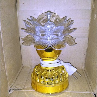 Đèn Thờ KM 2002 Hoa Sen Xoay 360 độ( giá 1 cái)
