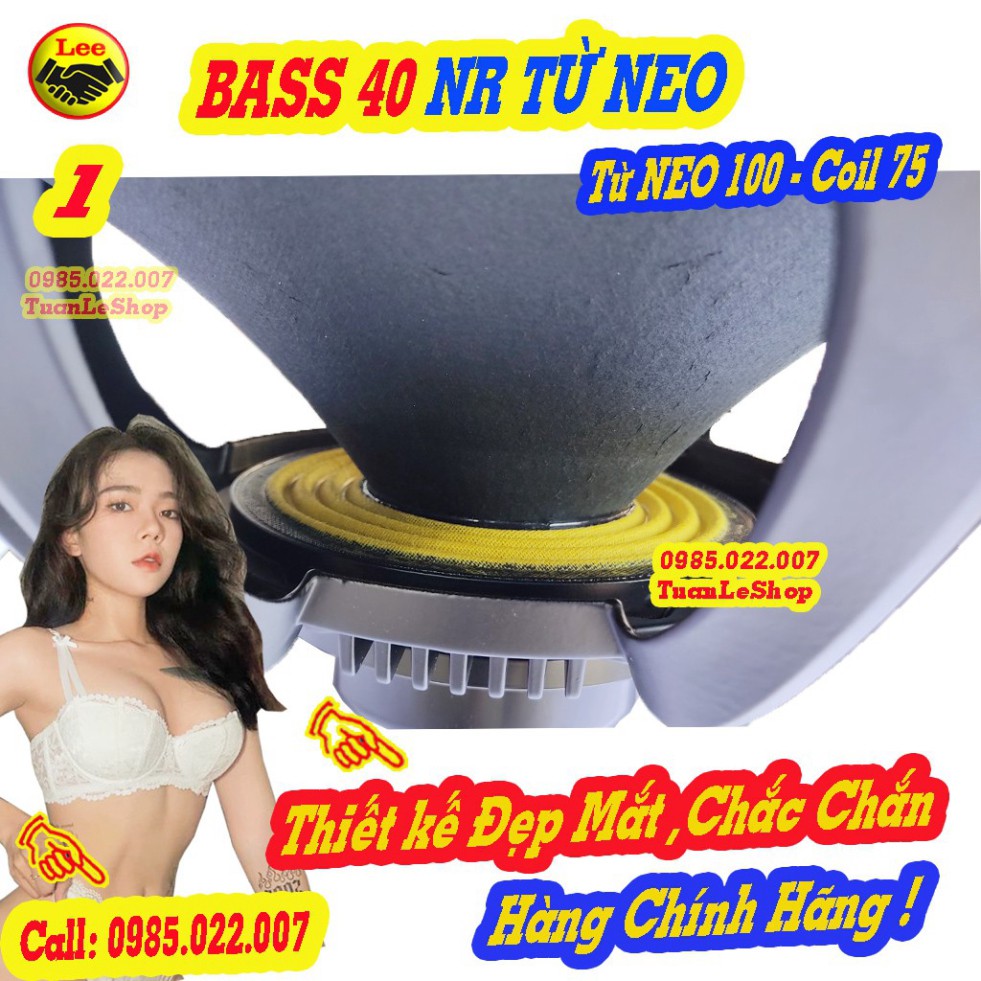 LOA BASS 40 NR TỪ NEO COIL 75 HÀNG CHÍNH HÃNG– LOA RỜI BASS 4 TẤC -  GIÁ 1 CHIẾC LOA NHẬP KHẨU CAO CẤP