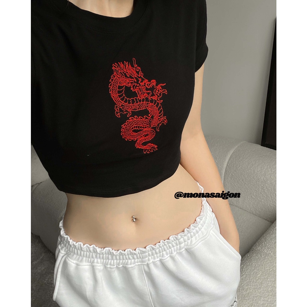 Áo croptop thun MONÁ - FIRA