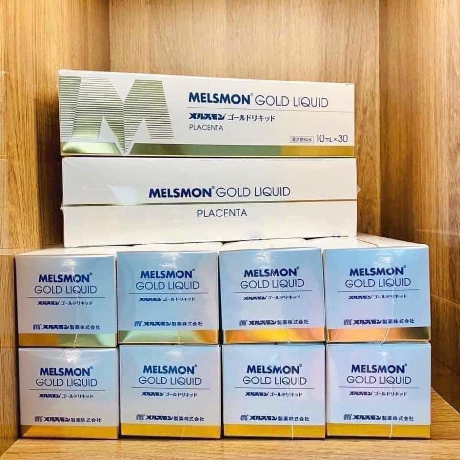 MELSMON GOLD - Tế Bào Gốc Nhau Thai Heo Melsmon Gold Liquid - MELSMON UỐNG  - enshopvn.com