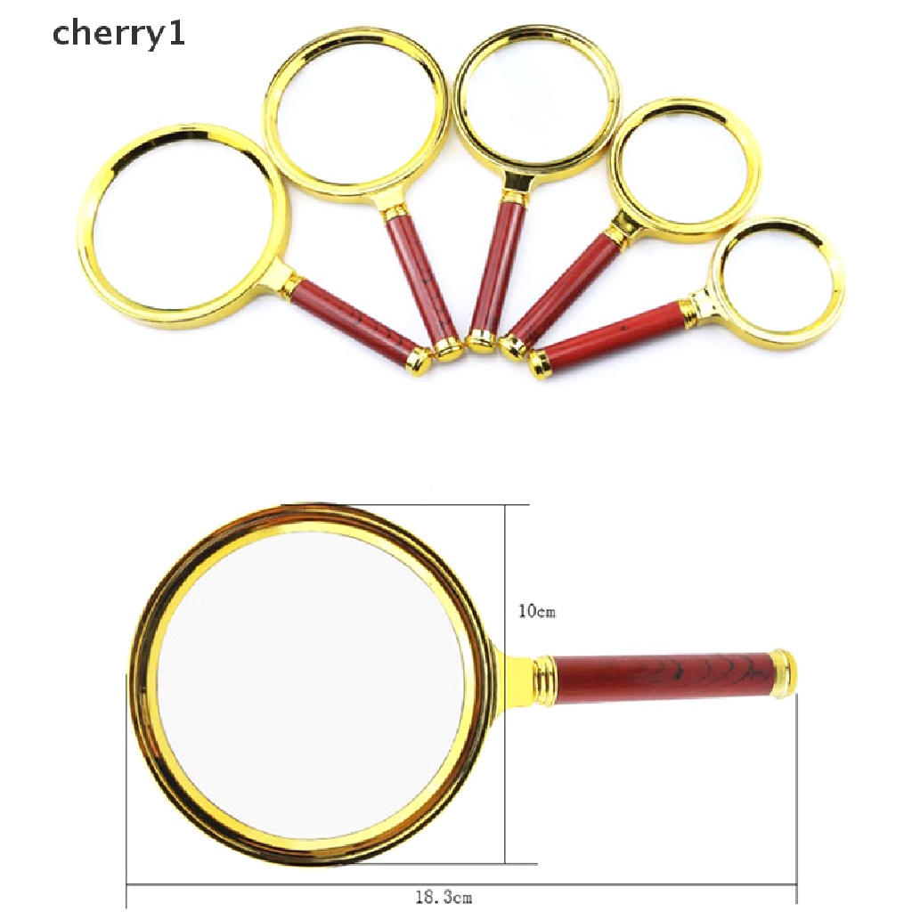Kính Lúp Cầm Tay 10X 60 / 70 / 80 / 90 / 100mm