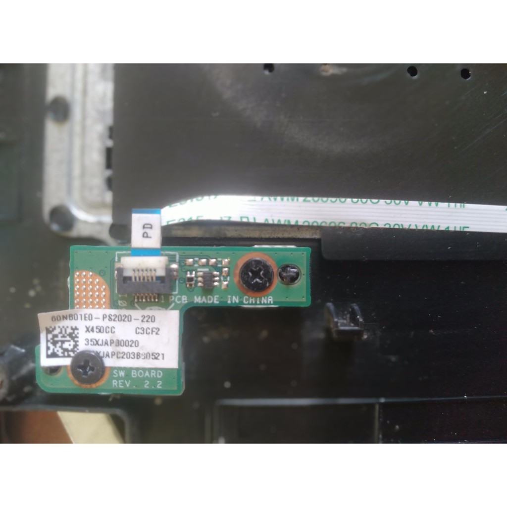 nút mở nguồn laptop asus x450 x450c k450c