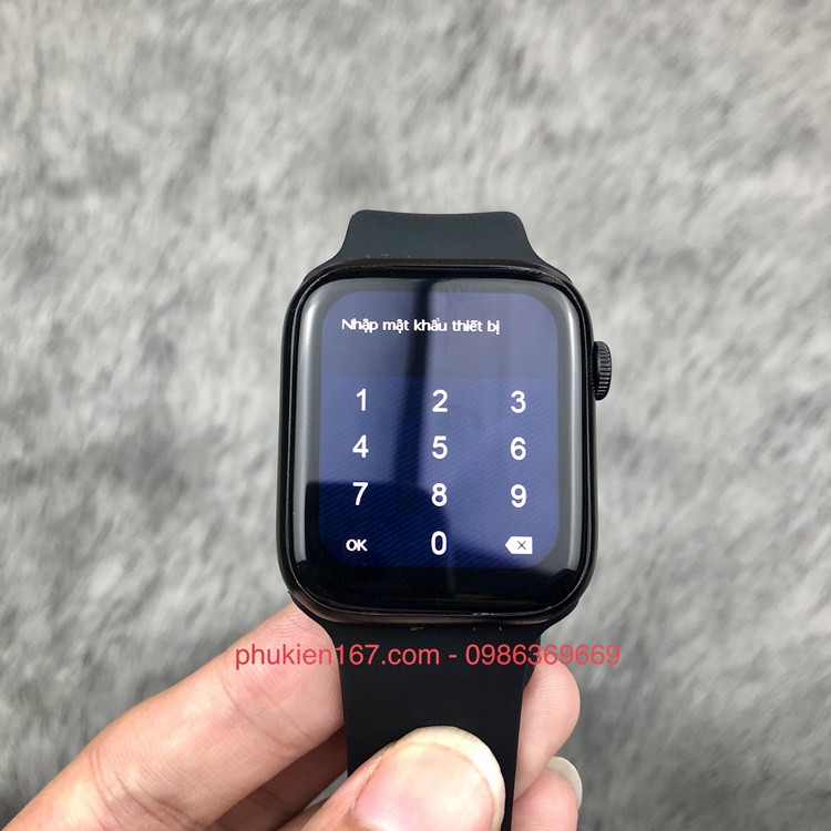 [Smart Watch W26+Pro] Đồng hồ thông minh W26+Pro Series 6 - Cài hình nền - Nút tròn xoay được - Có game - Cài mật khẩu