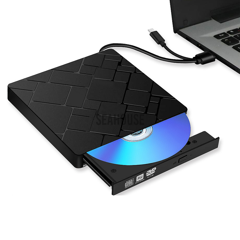 Đầu Đọc Đĩa Dvd-Rw Mở Rộng Usb 3.0 Cho Pc Laptop Os Windows 7 / 8 / 10