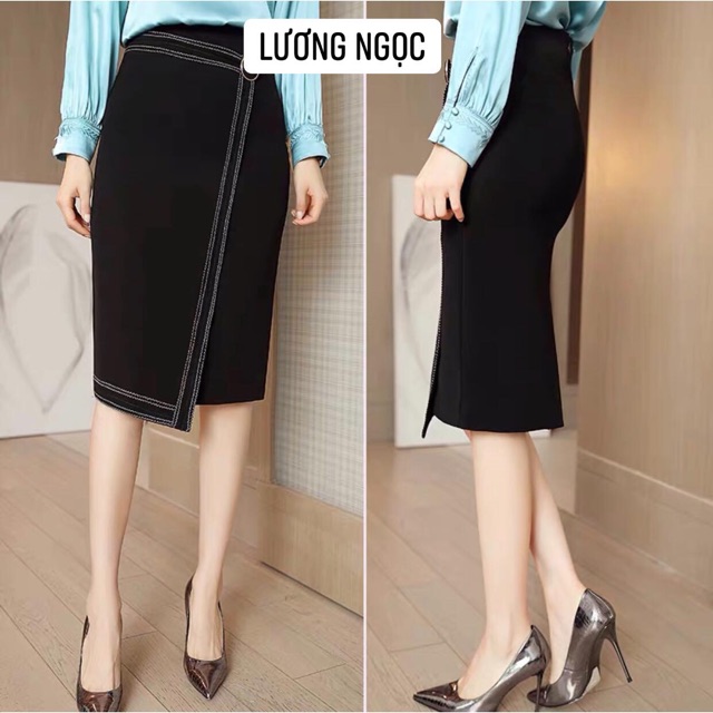 Chân váy bút chì vạt trước | BigBuy360 - bigbuy360.vn