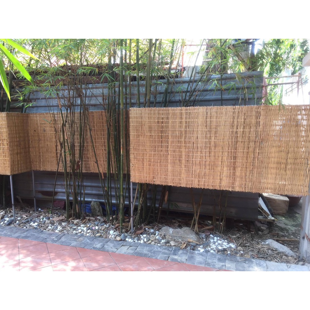 Tấm phên tre ruột trang trí Noel 0,9m x 3,6m giá 120k