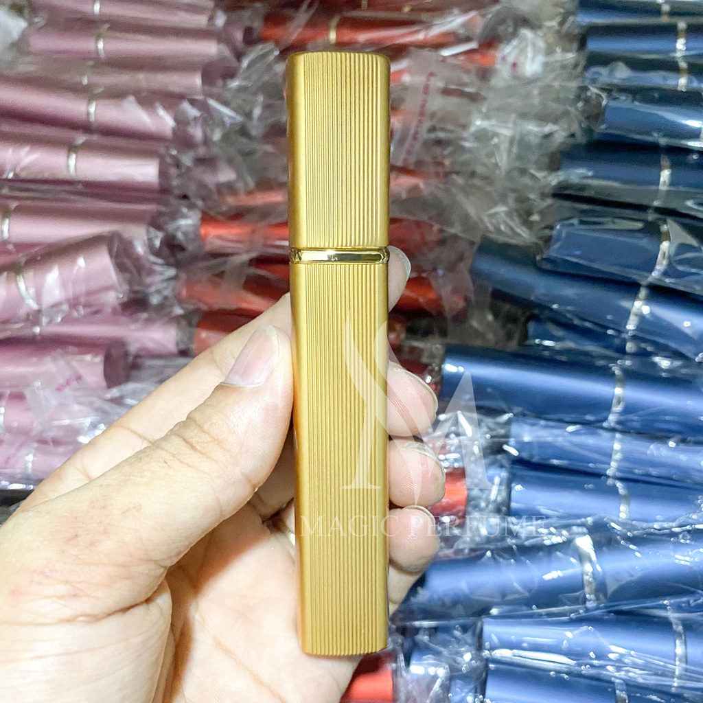 Chai lọ chiết nước hoa 12ml vỏ nhôm 2 lớp loại đẹp, không rò rỉ, chảy nước, dạng phun sương