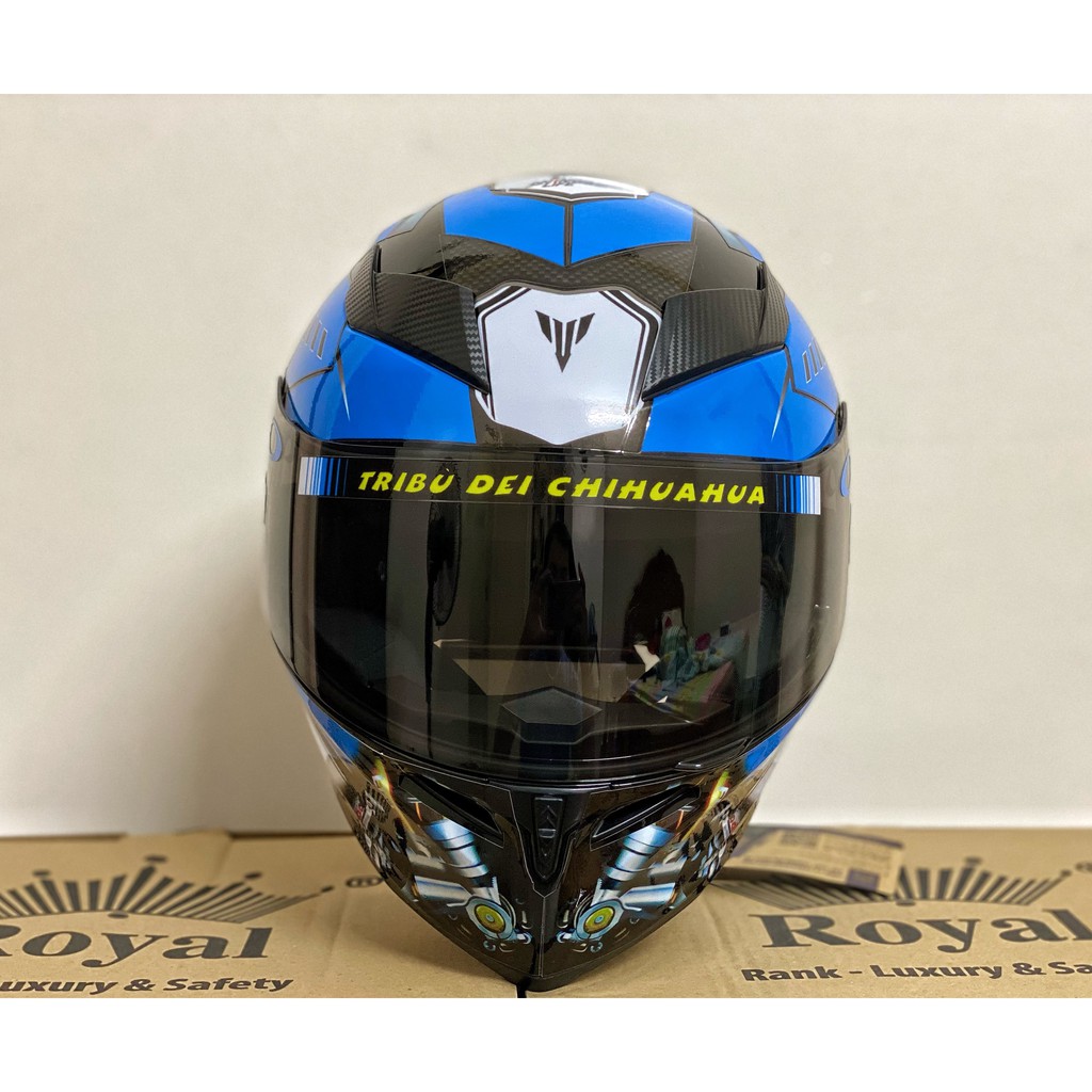 MŨ BẢO HIỂM FULLFACE M138B 1 KÍNH ĐEN BÓNG LÊN TEM XANH GP CỰC ĐẸP, BH 12 THÁNG, MUA 1 mũ  TẶNG 1 quà