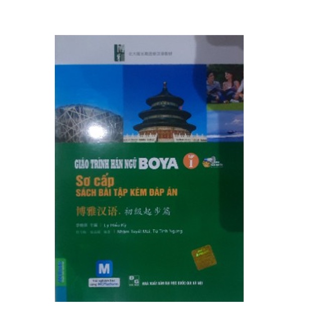 Sách Giáo Trình Hán Ngữ Boya Sơ Cấp 1 Sách MCBooks Bài Tập Kèm Đáp Án MCCH8630
