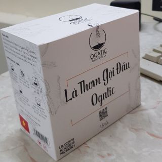 HỘP 15 GÓI LÁ THƠM GỘI ĐẦU Ogatic [Hàng chính hãng]
