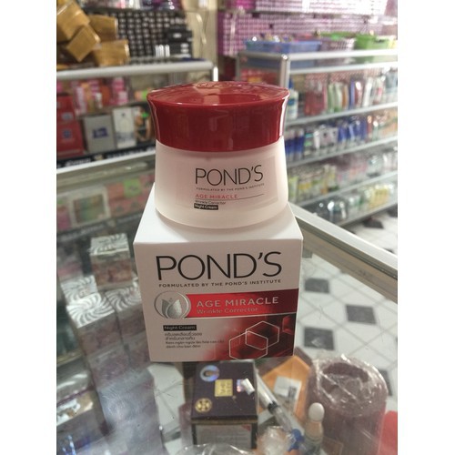 Kem chống lão hóa da cao cấp Ponds Age Miracle ban đêm 50g