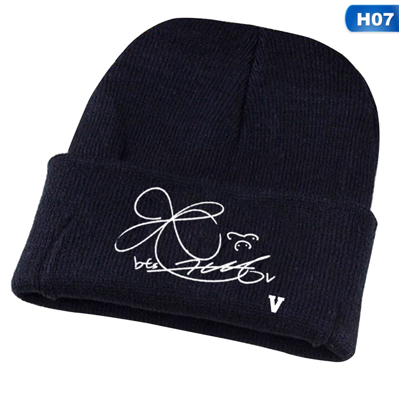 Mũ Beanie In Chữ Bts Thời Trang Hàn Quốc