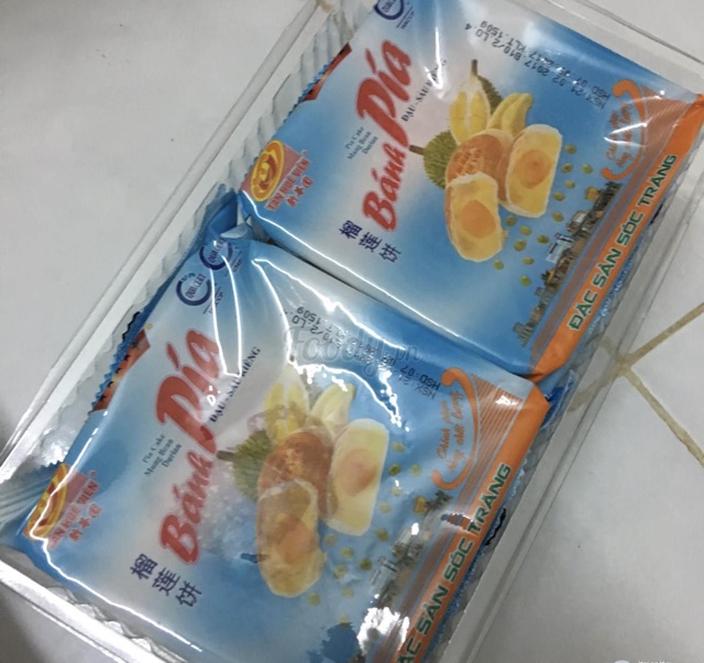 ✅ Bánh Pía Tân Huê Viên 4 Sao màu hồng