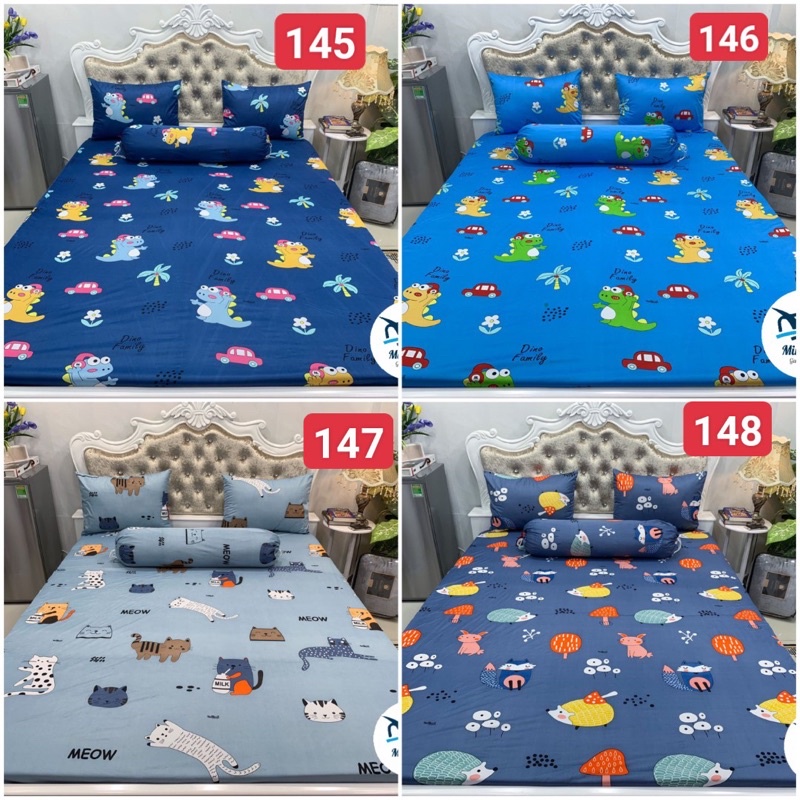 COMBO SET GA GỐI CHỐNG THẤM ( 4 MÓN ) LAU LÀ SẠCH