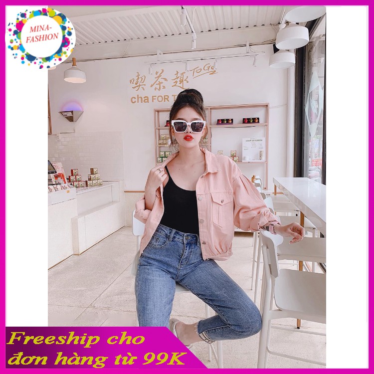 🌟HCM🌟🌺FREESHIP 99K🌺️ >---> Áo Jeans Kaki Nữ Nút Sau Màu Xanh Rêu AKKN01<---< Mina-Fashion ⚡⚡⚡⚡⚡ | BigBuy360 - bigbuy360.vn