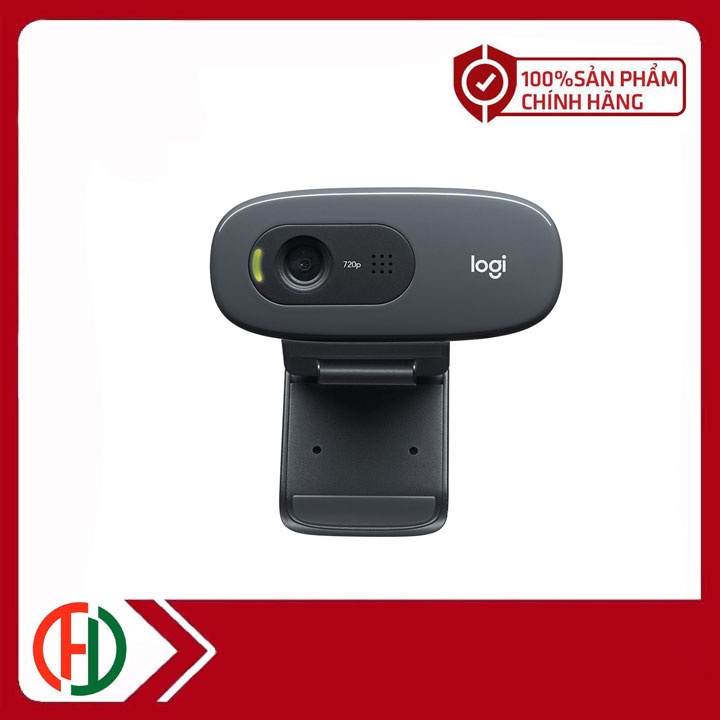 Webcam Logitech Hd C270 - Tích Hợp Micro Phù Hợp Android TV Box, Máy Tính, Màn Hình LCD Hoặc Màn Hình CRT ...