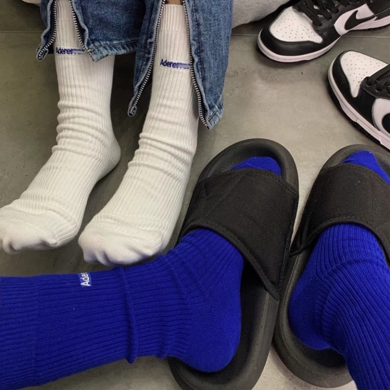 TẤT NHÚN CỔ CAO LEN TĂM CHỮ ADREN