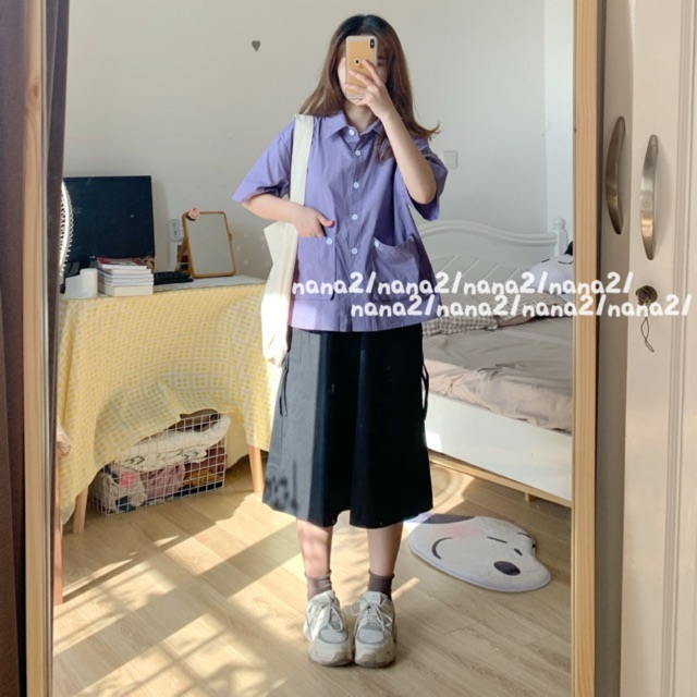 Set sơmi và chân váy
