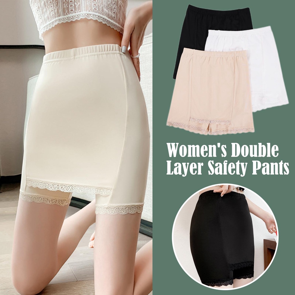 Quần Legging Hai Lớp Không Đường May A4C5 Thời Trang Mùa Hè Cho Nữ