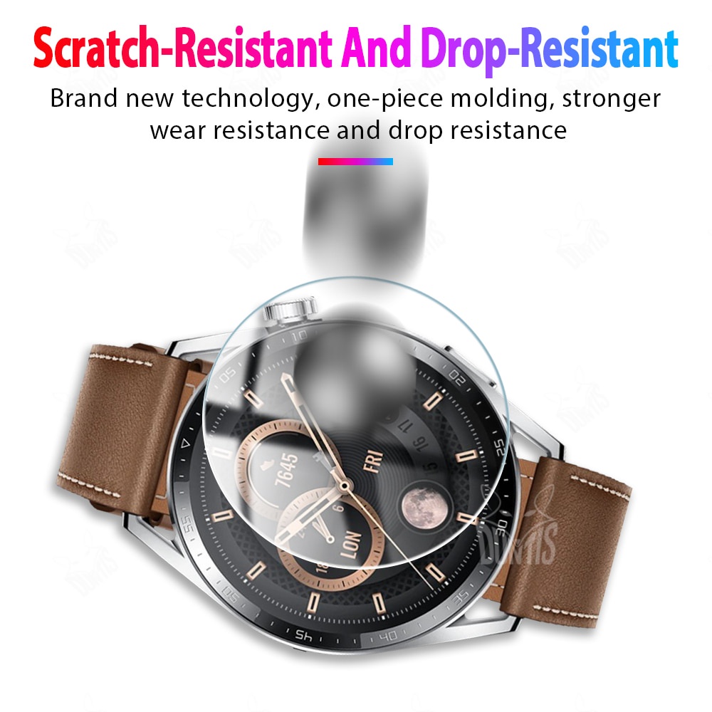 Kính cường lực chống trầy HD thích hợp cho đồng hồ Huawei Watch GT3 46mm