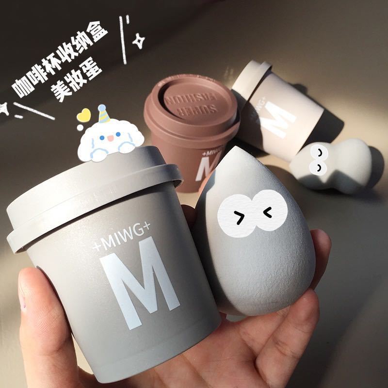 [Hàng mới về] Mút trang điểm hình quả trứng có thể sử dụng khô/ướt