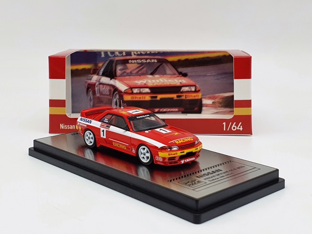 Xe Mô Hình Nissan Skyline GT-R (R32) #1 &quot;Winfield Team Nissan&quot; Tooheys 1000 1992 1:64 Inno Models ( Đỏ )