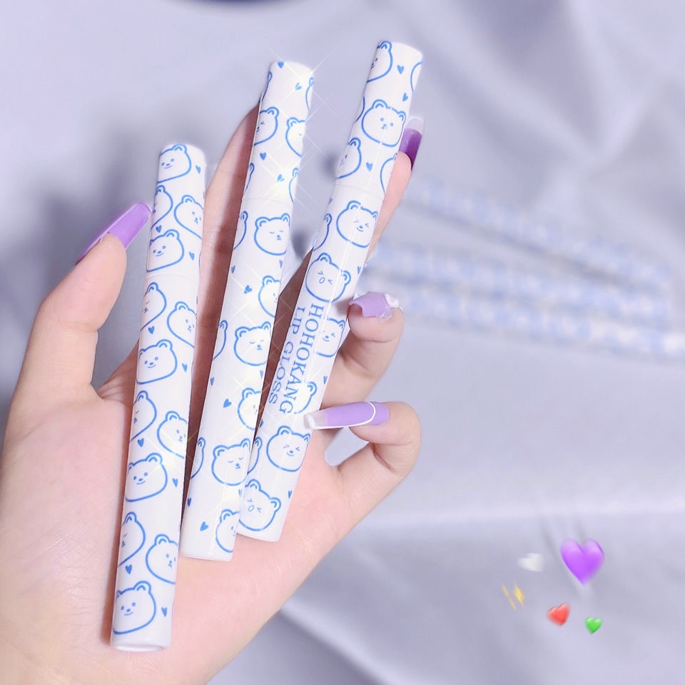 [Hàng mới về] Son Kem Lì Mịn Mượt Như Nhung Hình Gấu Đáng Yêu