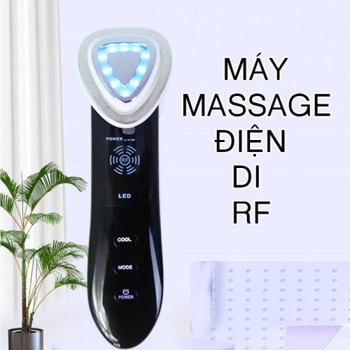 Máy massage điện di RF làm lạnh kết hợp ánh sáng sinh học làm đẹp da mặt