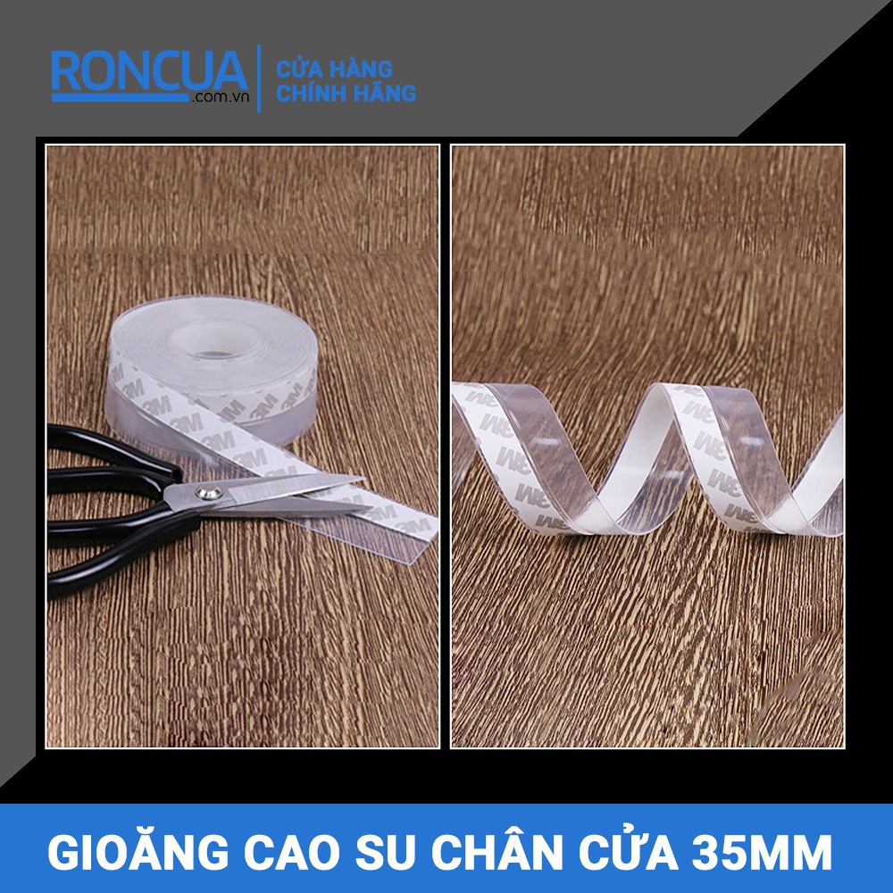 combo 2M nẹp chân cửa, gioăng cao su chân cửa 35mm ngăn bụi, côn trùng hiệu quả thiết thực - Chính hãng