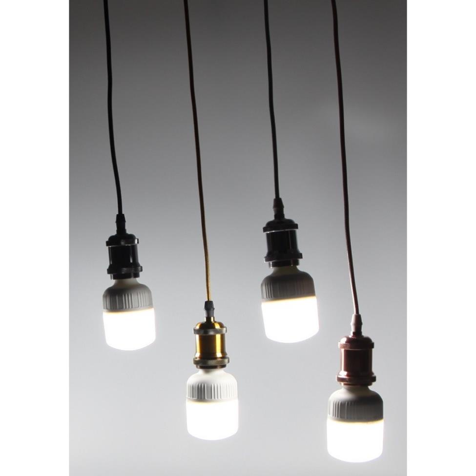 Bộ 8 dây đèn thả cổ điển bóng đèn led búp trụ trang trí 18w
