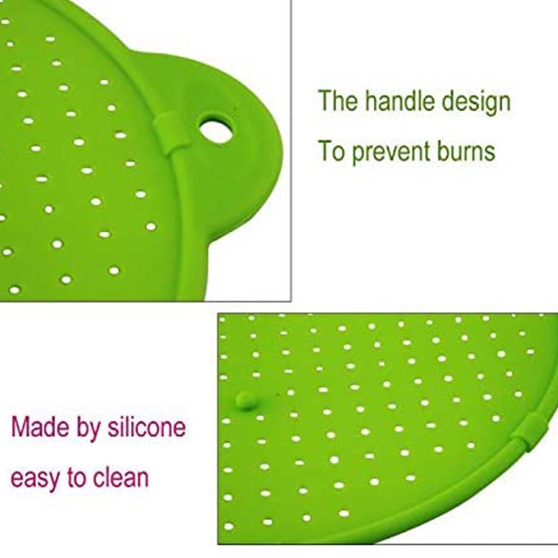 Nắp đậy nồi ANAEAT bằng silicon 3 trong 1 đa năng tiện dụng tùy chọn màu sắc