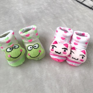 Combo 2 đôi vớ sơ sinh hình thú 3D
