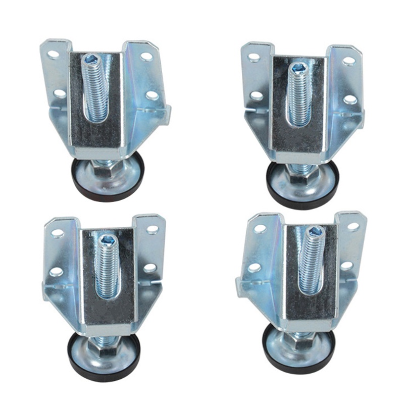 Set 4 Bàn Đạp Bằng Thép Không Gỉ Có Thể Điều Chỉnh Tiện Dụng